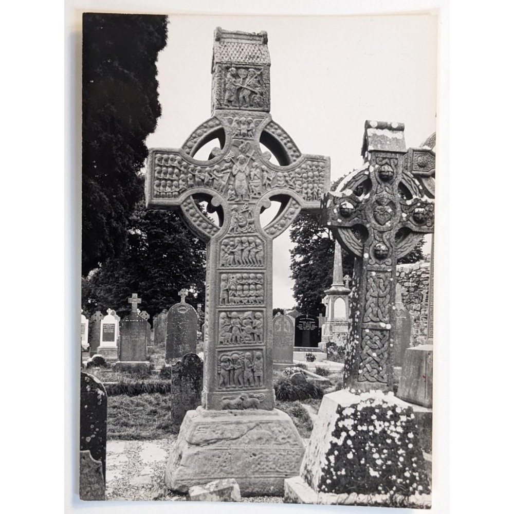 Monasterboice,‎ Ireland Muiredach's High Cross Monastery Cemetery RPPC Postcard